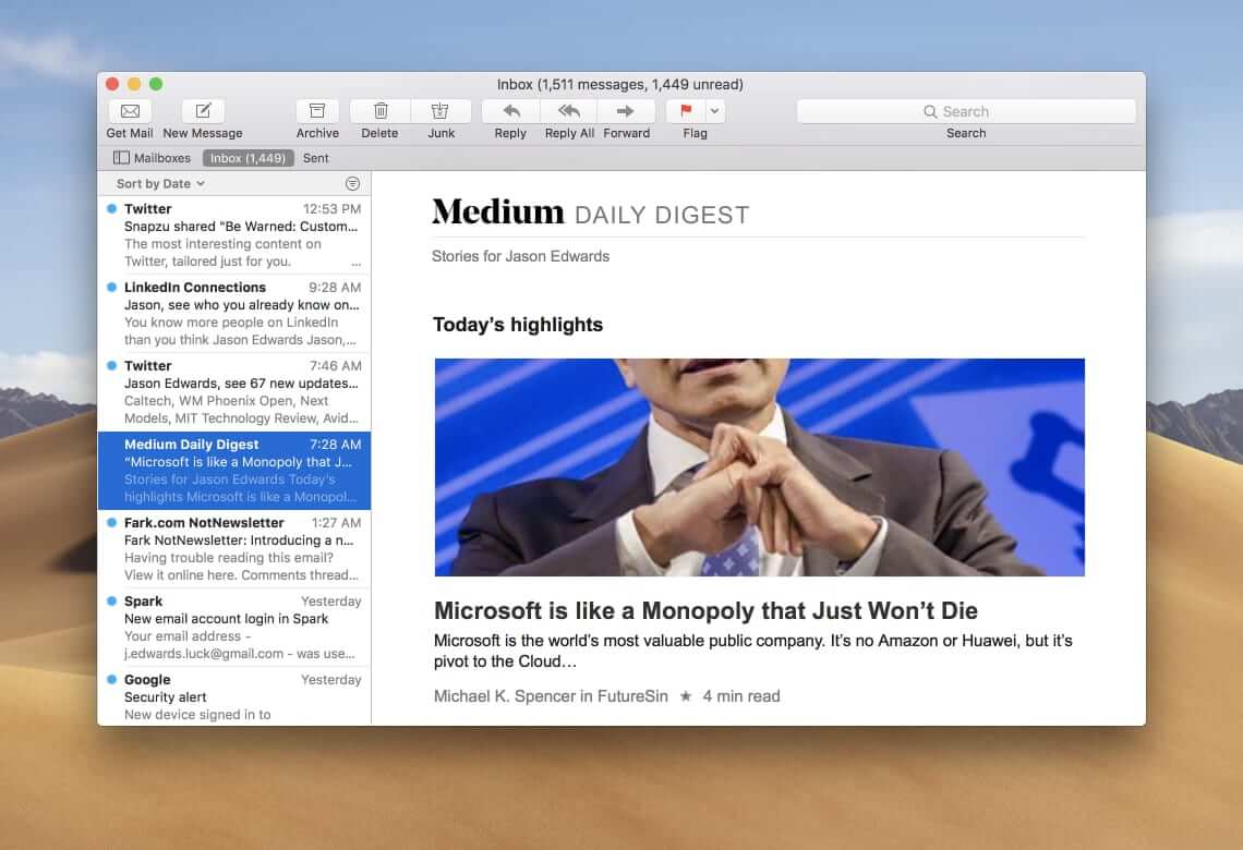 best email software for mac 2012
